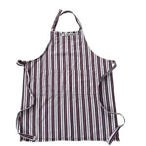 Williams Sonoma Cooking Baking Apron Unisex Red Striped Pockets